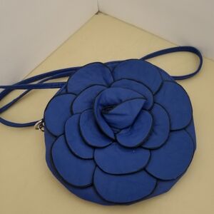 Unk Blue Petal Crossbody Bag